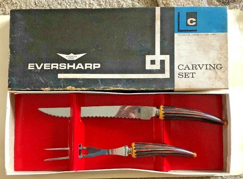 Vintage lifetime cutlery stag - vintage,